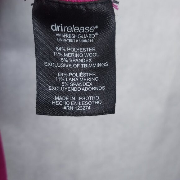 Paradox 1/4 Zip Shirt Women M Merino Blend Base Layer Long Sleeve Pullover Black - Picture 11 of 12